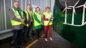 First Minister Nicola Sturgeon at the unveiling of the buses